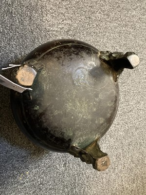 Lot 594 - Koro. Japanese bronze koro (incense burner), Genroku Era (1688-1704)