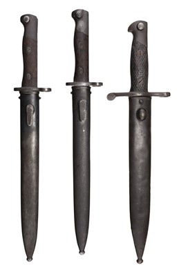 Lot 309 - Bayonet. Two Siamese Mauser Type 45 bayonets