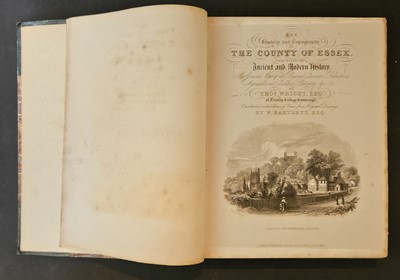 Lot 42 - Morant (Philip). The History and Antiquities of the County of Essex, 2 vols., 1768