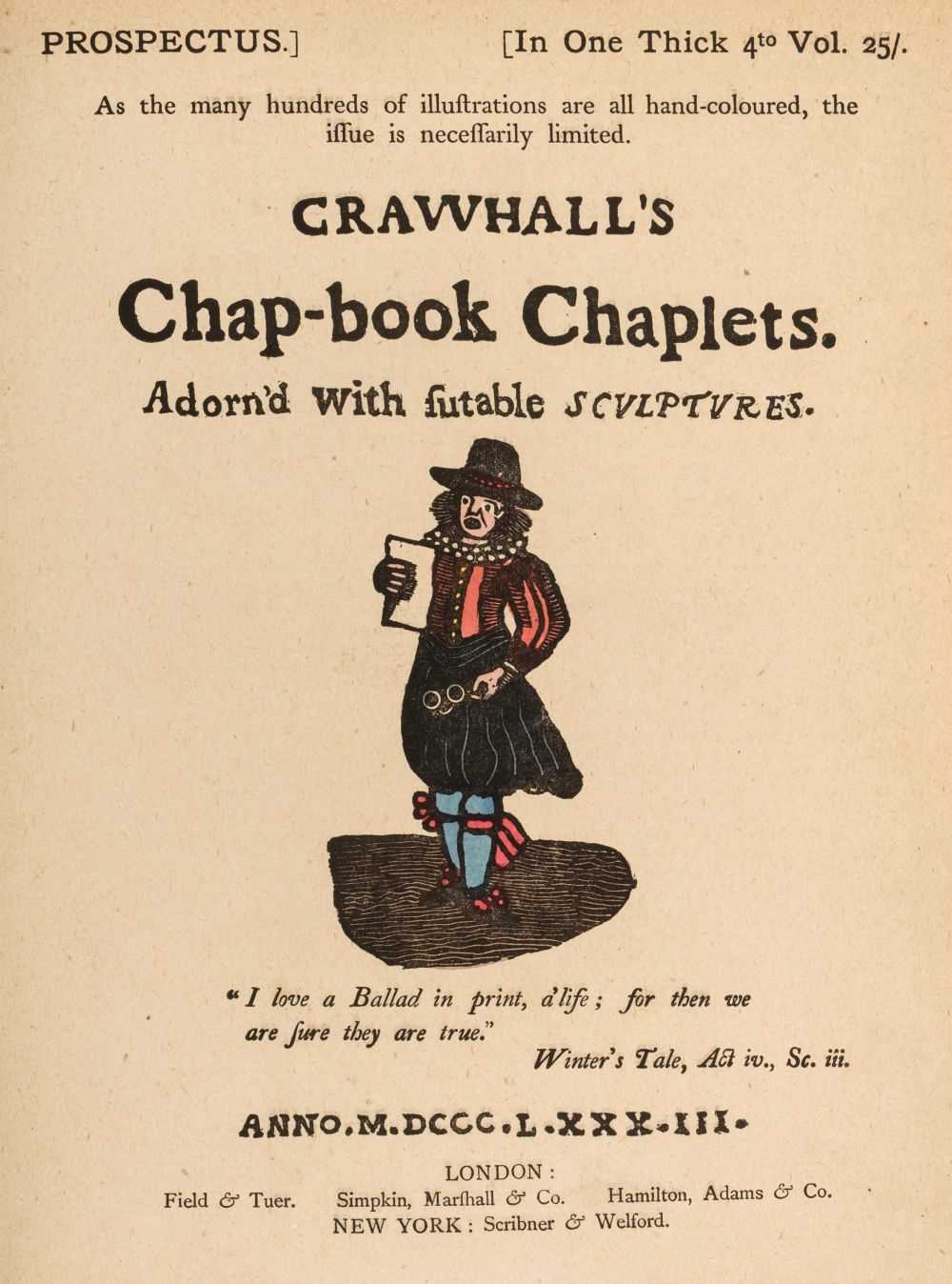 Lot 336 - Crawhall (Joseph). Olde ffrendes wyth newe Faces, 1883