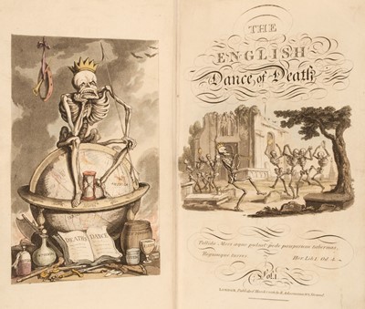 Lot 211 - Combe, William. The English Dance of Death [and] The Dance of Life, together 3 volumes, 1815-16 & 1817