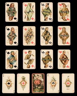 Lot 285 - Russian playing cards. Anti-Religious pack, State Card Factory in Leningrad, 1931, & 1 other