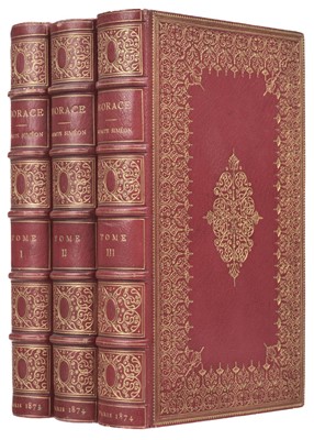Lot 329 - Siméon (Comte). Horace, 3 volumes, 1873-74