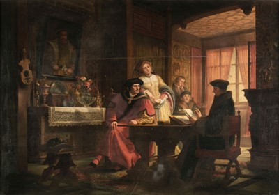 Lot 70 - Labouchère (P.A., 1807-1883). "Erasmus reading his Poems at the house of Thomas More"