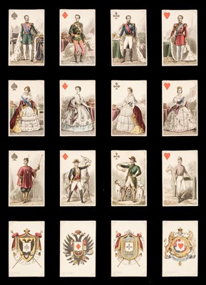 Lot 319 - French playing cards. Jeu Impérial, Paris: B.P. Grimaud & Cie, 1858