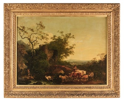 Lot 44 - Loutherbourg (Philip James de, 1740–1812) Italianate pastoral landscape, oil on canvas