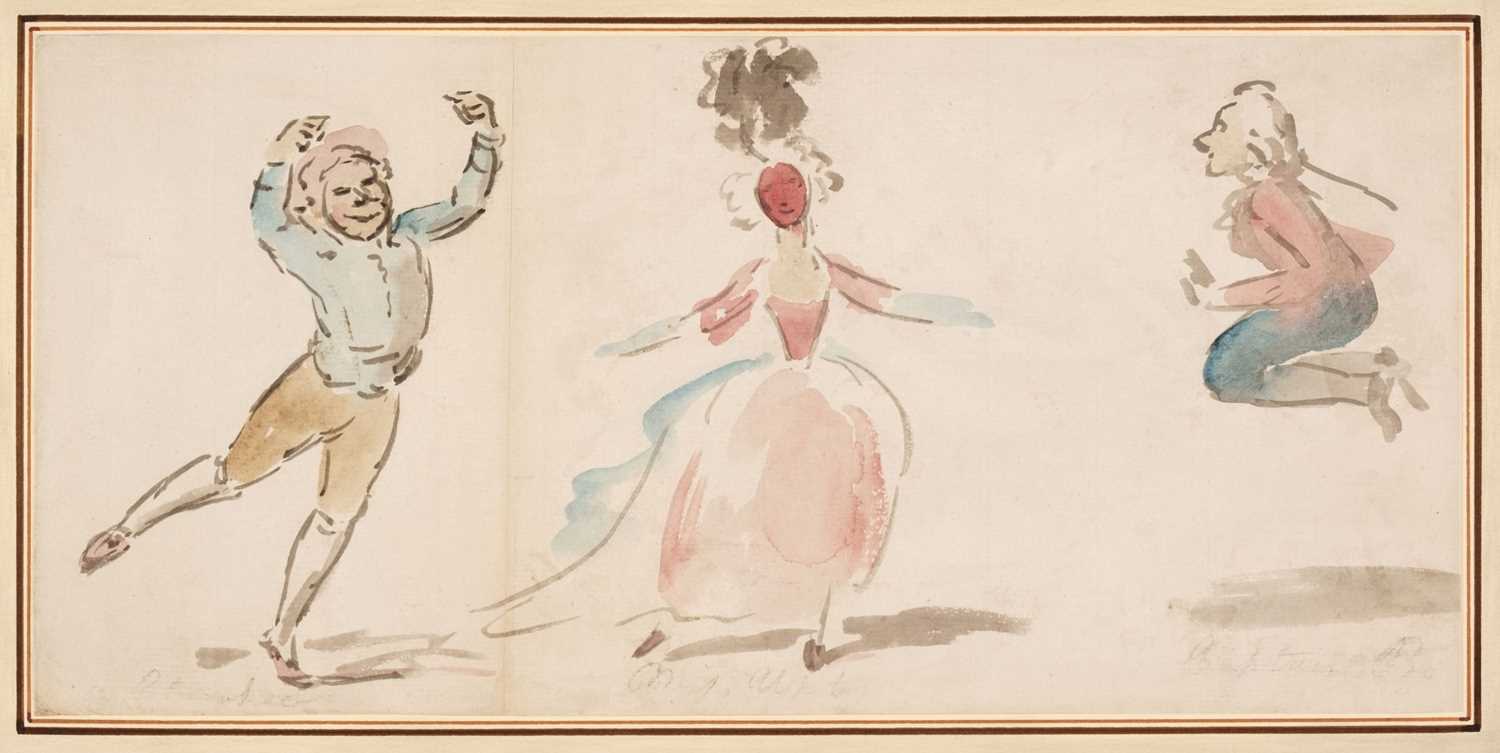 Lot 26 - Dance (George, 1741-1825). Three Dancing