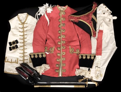 Lot 432 - Page of Honour robes. Ceremonial uniform belonging to Josslyn Seymour Egerton, 1883-1946