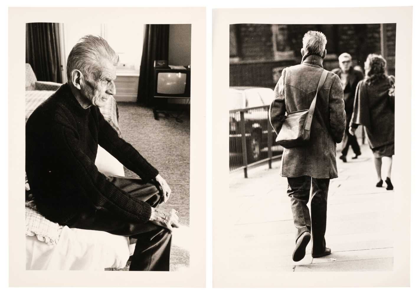 Lot 89 - Beckett (Samuel, 1906-1989). A group of 11 photographs of Samuel Beckett by John Minihan