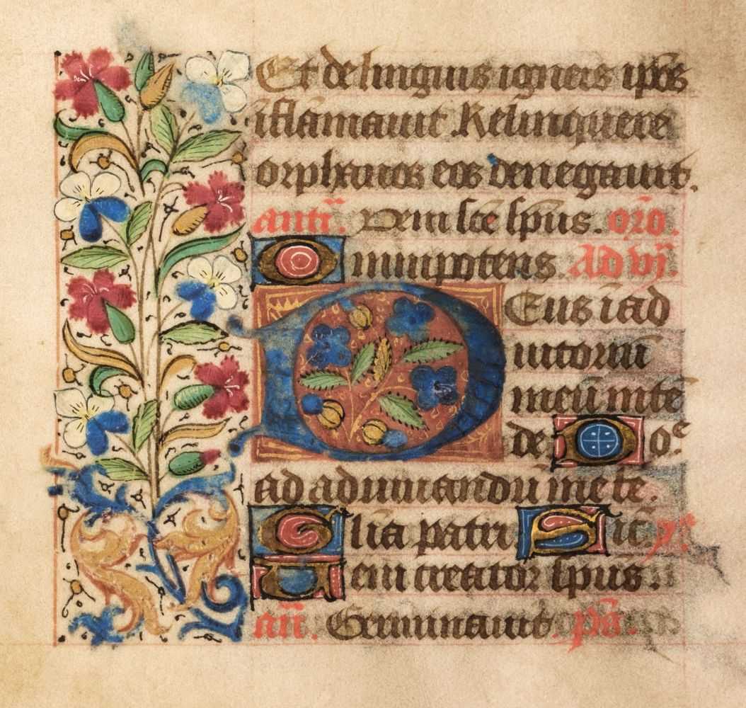 Lot 8 - Book of Hours, Illuminated manuscript on vellum, [France: Angers, c. 1460s]