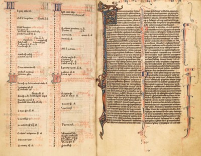 Lot 1 - Bible. Illuminated manuscript on vellum, [France: probably Paris, c. 1240]