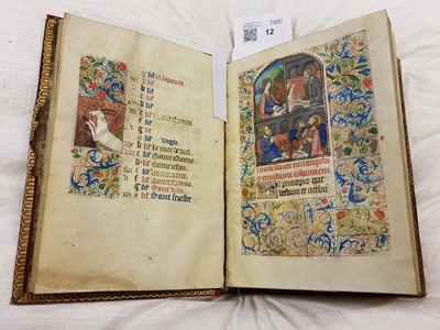 Lot 12 - Book of Hours, Illuminated manuscript on vellum, [France: Rouen, c. 1480]