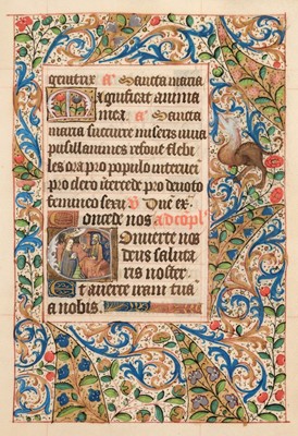 Lot 12 - Book of Hours, Illuminated manuscript on vellum, [France: Rouen, c. 1480]