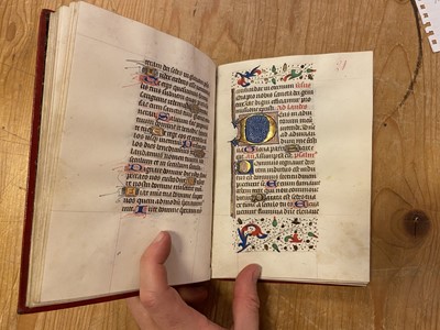 Lot 9 - Book of Hours, Use of Rome, in Latin. Illuminated manuscript on vellum, c. 1460