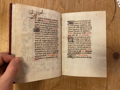 Lot 9 - Book of Hours, Use of Rome, in Latin. Illuminated manuscript on vellum, c. 1460