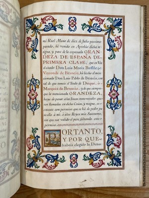 Lot 157 - Charles III of Spain (1716-1788). A decree of Charles III, 1785