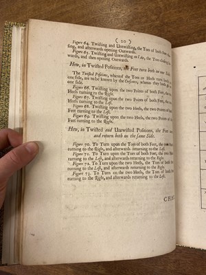 Lot 110 - Feuillet (Raoul-Auger). The Art of Dancing, demonstrated by Characters and Figures, by P.Siris, 1706