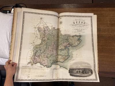 Lot 145 - Morant (Philip). The History and Antiquities of Essex, 1768, EXTRA ILLUSTRATED, 5 volumes + Index