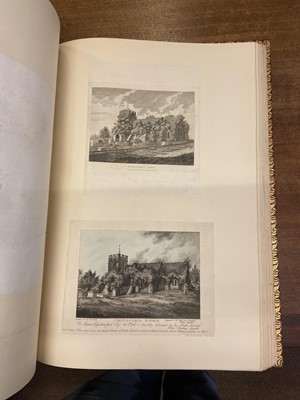 Lot 145 - Morant (Philip). The History and Antiquities of Essex, 1768, EXTRA ILLUSTRATED, 5 volumes + Index