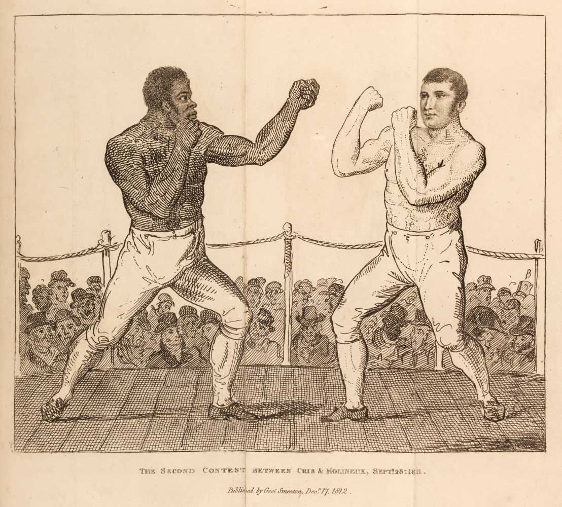 Lot 228 - Egan (Pierce) Boxiana; or Sketches of ... Pugilism, 1st & 2nd Series, 5 vols., 1818-21