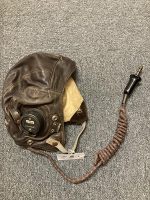 Lot 190 - Flying Helmet. WWII RAF C-Type flying helmet