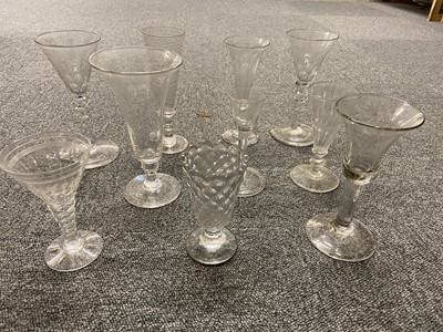 Lot 264 - Drinking Glasses. A large collection, 18th-century
