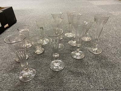Lot 264 - Drinking Glasses. A large collection, 18th-century