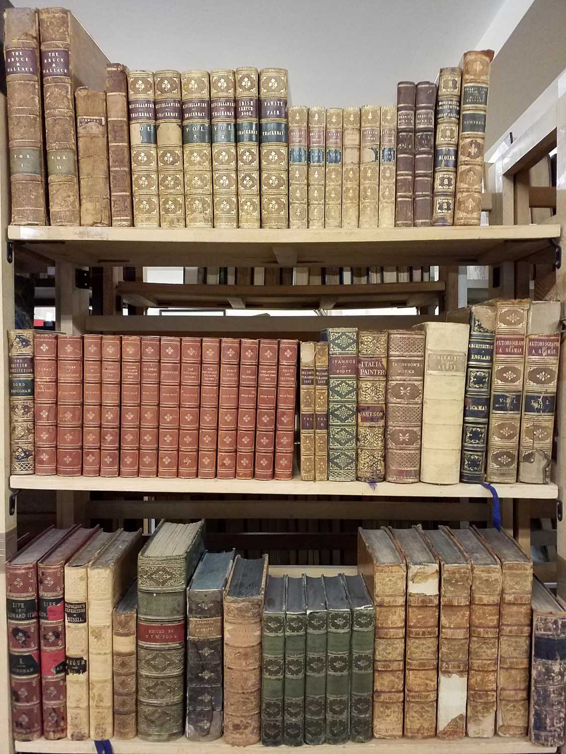 Lot 433 - Antiquarian. A large collection of mostly 19th century literature