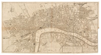 Lot 230 - London. A collection of approximately 60 maps, mostly 18th & 19th century