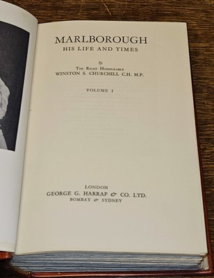 Lot 390 - Churchill (Winston S.) Marlborough. His Life and Times, 4 volumes, 1933-38