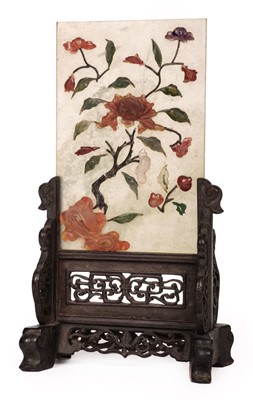 Lot 161 - Chinese Scholar’s table screen, circa 19-20th century