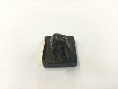 Lot 96 - Bronze Seal. 18th century Chinese bronze seal