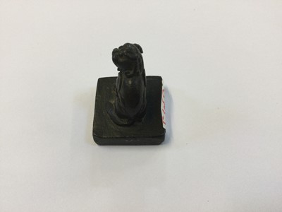 Lot 96 - Bronze Seal. 18th century Chinese bronze seal