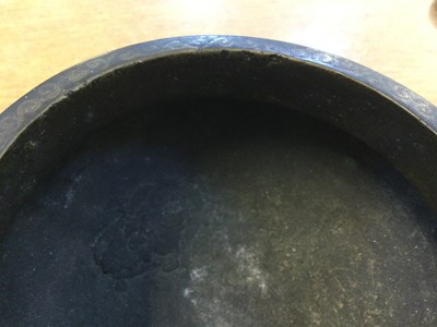 Lot 90 - Incense Burner. Chinese bronze incense burner, Qing Dynasty