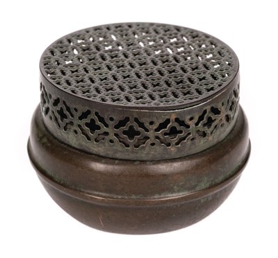 Lot 204 - Hand Warmer. Chinese copper hand warmer, 18th/19th century (mid-Qing Dynasty)