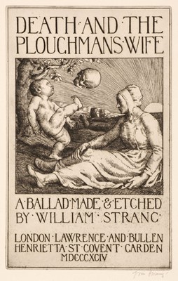 Lot 382 - Strang (William). Death and the Ploughmans Wife, 1894