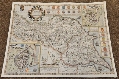 Lot 259 - Yorkshire. A collection of 36 maps, 17th - 19th century