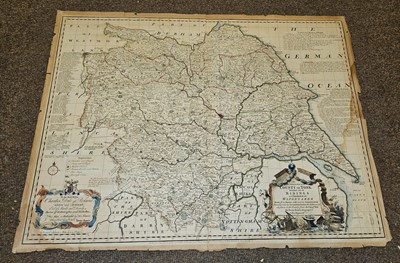 Lot 259 - Yorkshire. A collection of 36 maps, 17th - 19th century