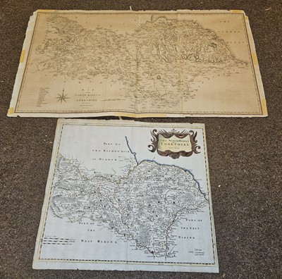 Lot 259 - Yorkshire. A collection of 36 maps, 17th - 19th century