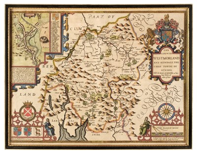 Lot 253 - Westmorland. Speed (John), The Countie of Westmorland..., circa 1627