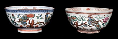 Lot 121 - Bowls. 18th Century Japanese polychrome porcelain bowls