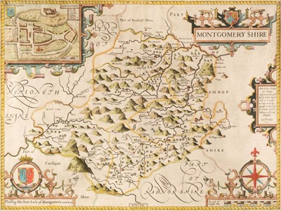 Lot 245 - Speed (John). Montgomeryshire [and] The Countie of Radnor Described..., [1611 - 27]