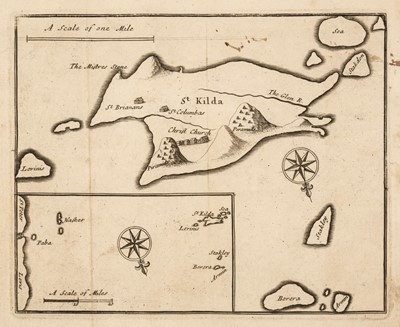 Lot 114 - Martin (Martin). A Late Voyage to St. Kilda, 1st edition, 1698