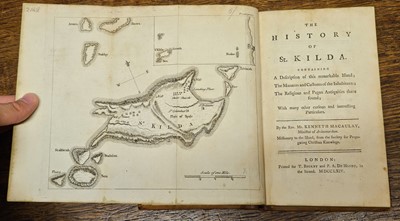 Lot 60 - Macaulay (Kenneth). The History of St. Kilda, 1st edition, 1764