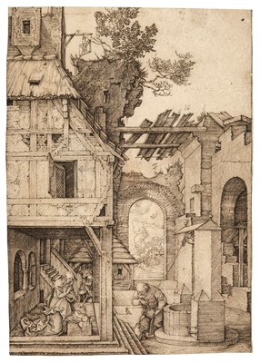 Lot 1 - Dürer (Albrecht, 1471-1528). The Nativity, 1504, engraving