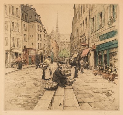 Lot 232 - Simon (Tavik, Frantisek, 1877-1942). Maubert Place, Paris, 1915