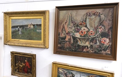 Lot 162 - Phelan Gibb (Henry William, 1870-1948). Still Life with Flowers, circa 1946, oil on canvas