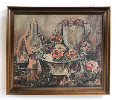 Lot 162 - Phelan Gibb (Henry William, 1870-1948). Still Life with Flowers, circa 1946, oil on canvas