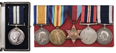 Lot 288 - WWII DSM Medal Group - Chief Petty Office C.J. Vinnicombe