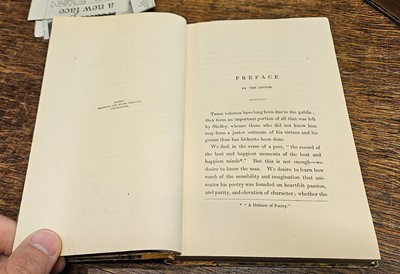 Lot 369 - Shelley (Percy Bysshe). Essays, Letters from Abroad, 2 volumes, 1st edition, 1840